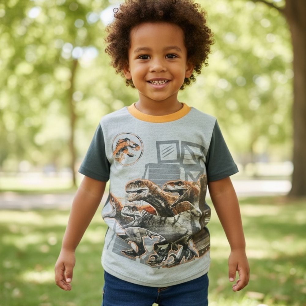 Kids Dinosaur Graphic T-Shirt